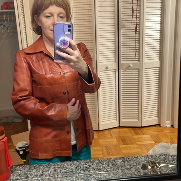 Women’s vintage leather jacket - Picture 6 of 6